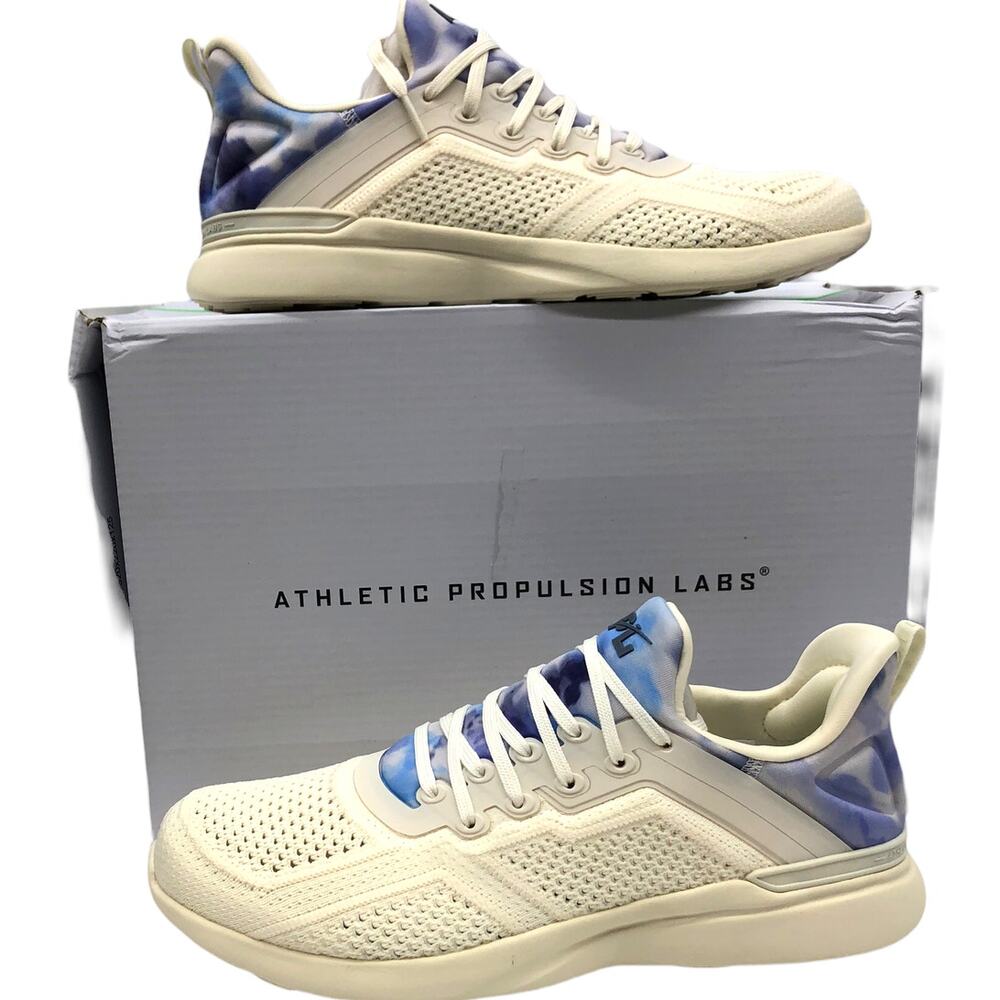 APL Techloom Tracer Sneakers Pristine Slate Blue Tie-Dye Women's 9.5 New in Box